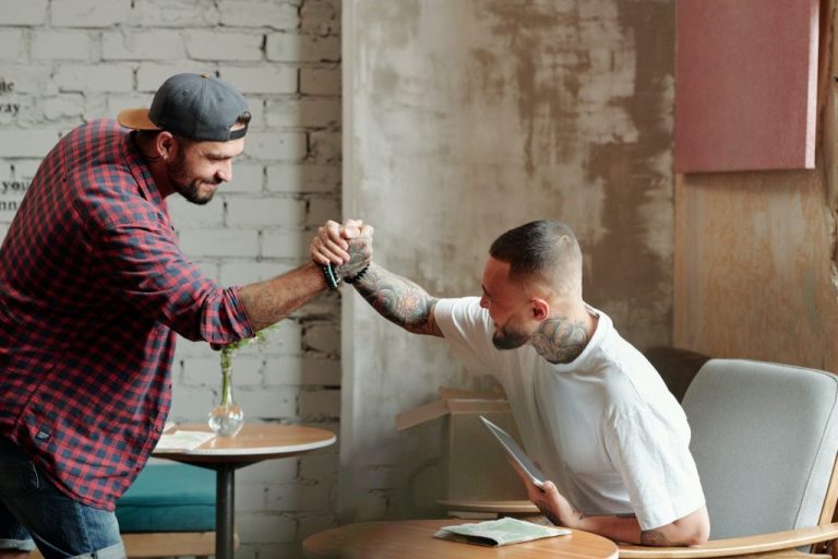 men handshake - Design for Recovery