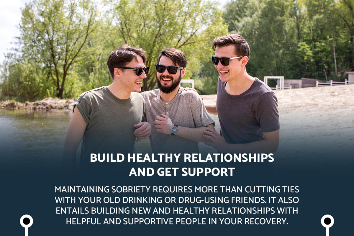 how to stay sober build healthy relationships and get support Design for Recovery