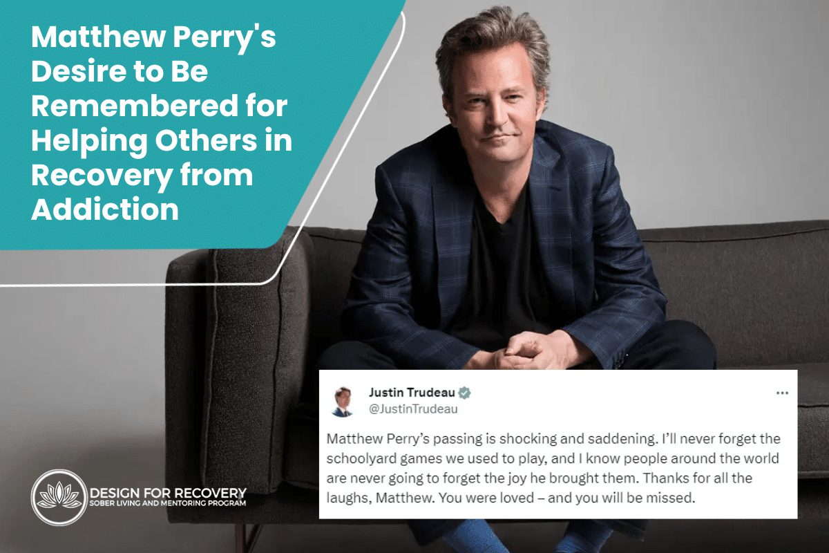 Matthew Perry's Desire to Be Remembered for Helping Others in Recovery from Addiction